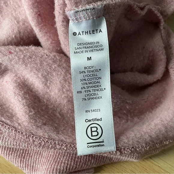 Athleta Balance Pullover Top Tuscan Gold Multi  29141 - Picture 13 of 14